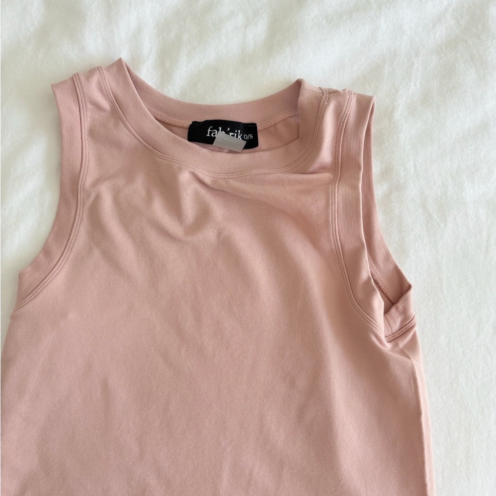 Pink Sleeveless Top Fabrik